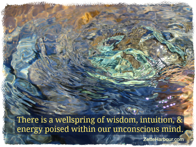 ripples of water representing wisdom and intuition from Zette Harbour, Storyteller